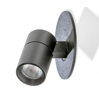 AZZARDO 2708 | Lina-AZ Azzardo beépíthető lámpa elforgatható alkatrészek Ø60mm 1x LED 170lm 3000K fekete