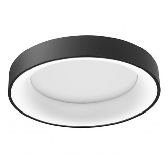 AZZARDO 2726 | Sovana Azzardo mennyezeti lámpa távirányító szabályozható fényerő, állítható színhőmérséklet 1x LED 2750lm 3000 <-> 6500K fekete, fehér