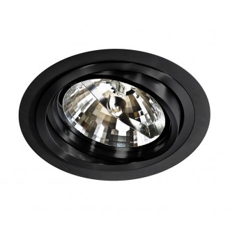 AZZARDO 2811 | Stan-AZ Azzardo beépíthető lámpa kerek elforgatható fényforrás Ø170mm 1x G53 / AR111 fekete