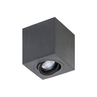 AZZARDO 2825 | Brant Azzardo mennyezeti lámpa kocka elforgatható fényforrás 1x GU10 fekete