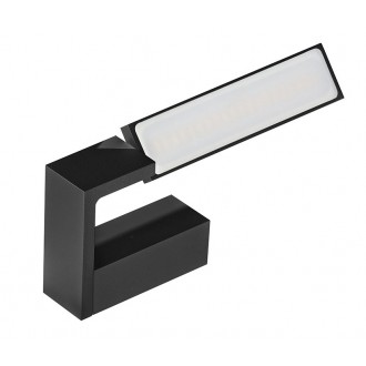AZZARDO 2959 | Dalen Azzardo falikar lámpa elforgatható alkatrészek 1x LED 840lm 3000K IP44 fekete