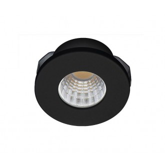 AZZARDO 3382 | Fill Azzardo beépíthető lámpa kerek USB csatlakozó Ø45mm 1x LED 425lm 4000K fekete