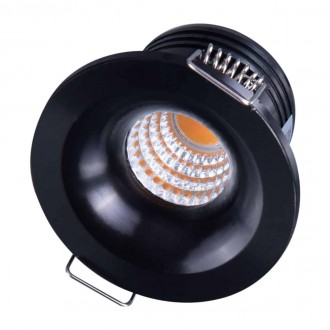 AZZARDO 4171 | Oka Azzardo beépíthető lámpa kerek Ø48mm 1x LED 250lm 3000K fekete