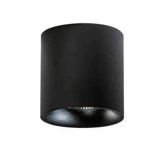 AZZARDO 4328 | Mane Azzardo mennyezeti lámpa henger szabályozható fényerő 1x LED 2400lm 3000K fekete