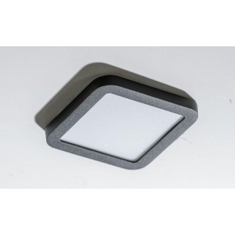 AZZARDO 4375 | Slim-AZ Azzardo beépíthető LED panel négyzet 85x85mm 1x LED 500lm 4000K IP44 fekete, opál