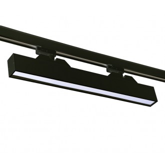 AZZARDO 4565 | AZ-3-Phase-Track Azzardo rendszerelem lámpa állítható színhőmérséklet, elforgatható alkatrészek 1x LED 1400lm 3000 - 4000 - 5000K fekete, opál