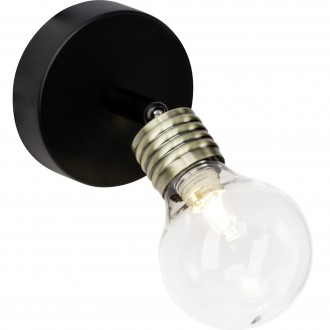BRILLIANT 21210/76 | Bulb Brilliant falikar lámpa elforgatható alkatrészek 1x G9 fekete, antikolt réz