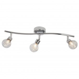 BRILLIANT 21216/15 | Bulb Brilliant spot lámpa elforgatható alkatrészek 3x G9 króm, áttetsző
