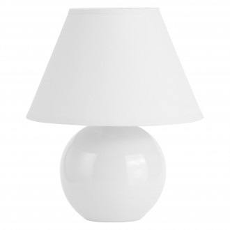BRILLIANT 61047/05 | PrimoB Brilliant asztali lámpa 23cm vezeték kapcsoló 1x E14 fehér