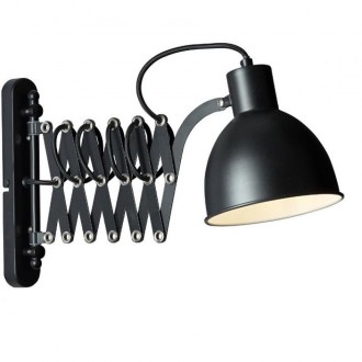 BRILLIANT 90289/76 | Sandra-BRI Brilliant falikar lámpa elforgatható alkatrészek 1x E14 fekete