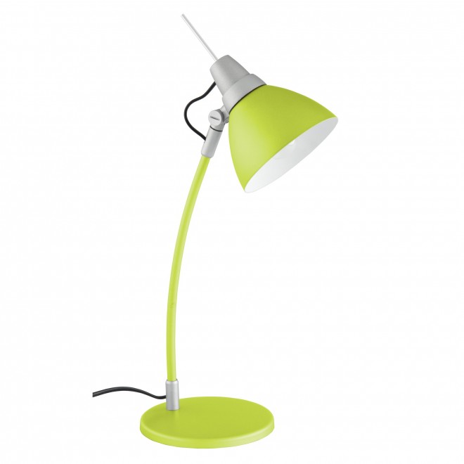 BRILLIANT 92604/04 | Jenny Brilliant asztali lámpa 43cm vezeték kapcsoló elforgatható alkatrészek 1x E14 zöld