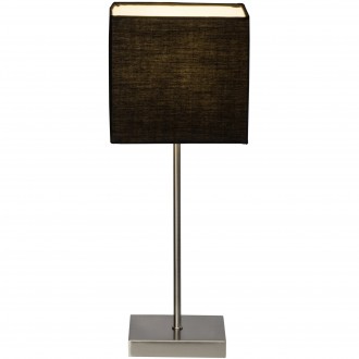 BRILLIANT 94873/63 | Aglae Brilliant asztali lámpa 43cm érintőkapcsoló 1x E14 fekete, króm