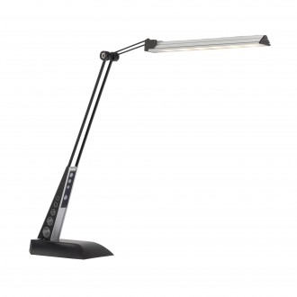 BRILLIANT G92734/06 | Jaap Brilliant asztali lámpa 32cm fényerőszabályzós érintőkapcsoló elforgatható alkatrészek 1x LED 420lm 5500K fekete