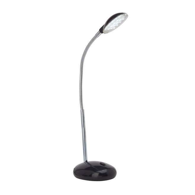 BRILLIANT G92927/06 | Timmi Brilliant asztali lámpa 32cm kapcsoló elforgatható alkatrészek 1x LED 100lm 6000K fekete