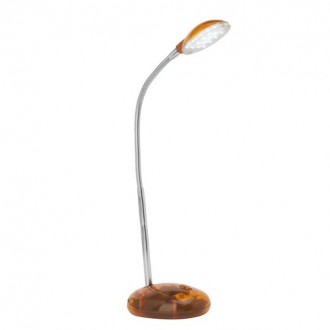 BRILLIANT G92927/07 | Timmi Brilliant asztali lámpa 32cm kapcsoló elforgatható alkatrészek 1x LED 100lm 6000K narancs