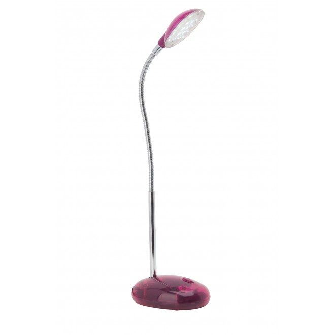 BRILLIANT G92927/17 | Timmi Brilliant asztali lámpa 32cm kapcsoló elforgatható alkatrészek 1x LED 100lm 6000K pink