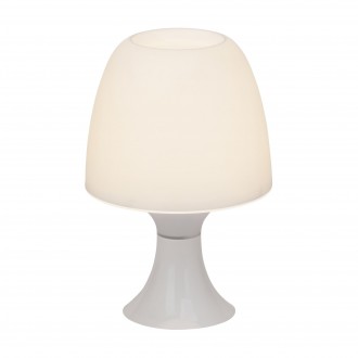 BRILLIANT G92960A05 | Managua Brilliant asztali lámpa 25cm vezeték kapcsoló 1x LED 230lm 3000K fehér