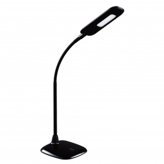BRILLIANT G94920/06 | NeleB Brilliant asztali lámpa 62,5cm fényerőszabályzós érintőkapcsoló elforgatható alkatrészek 1x LED 300lm 6000K fekete
