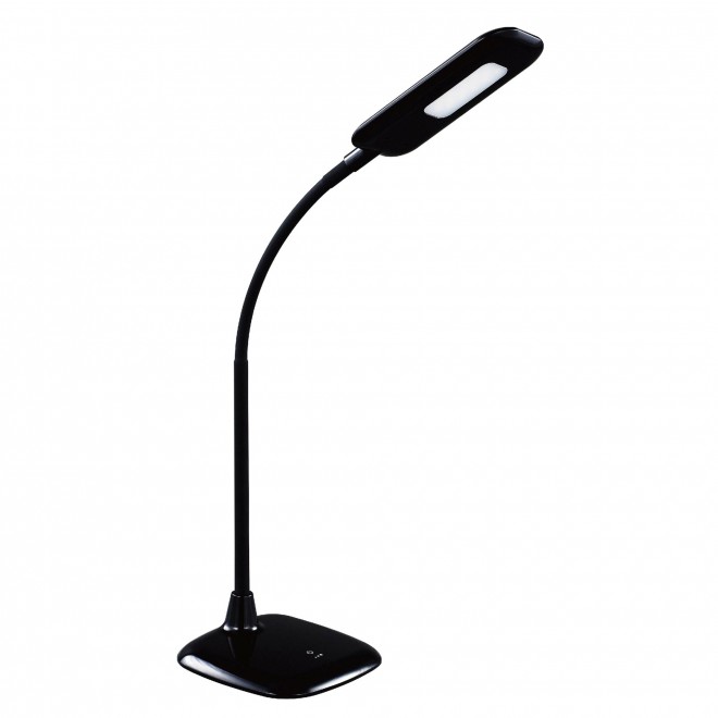 BRILLIANT G94920/06 | NeleB Brilliant asztali lámpa 62,5cm fényerőszabályzós érintőkapcsoló elforgatható alkatrészek 1x LED 300lm 6000K fekete
