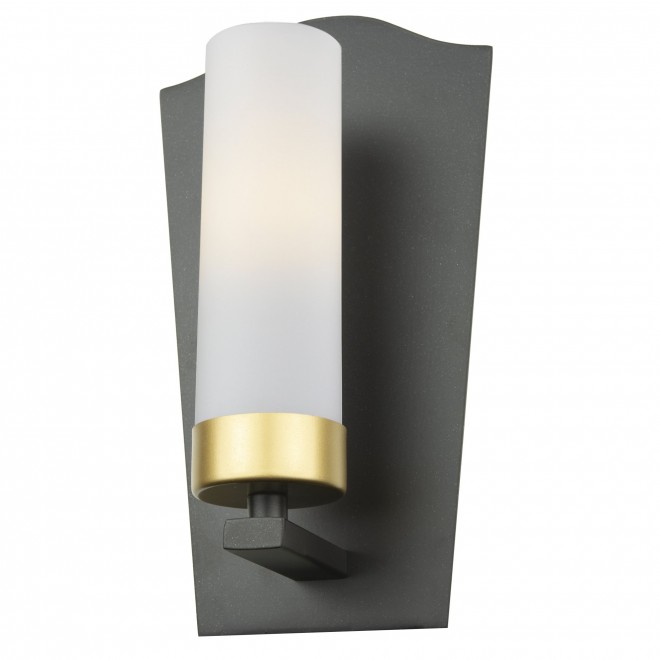 COSMOLIGHT W01162BZ | Dublin-COS Cosmolight falikar lámpa 1x E14 fekete, arany, opál