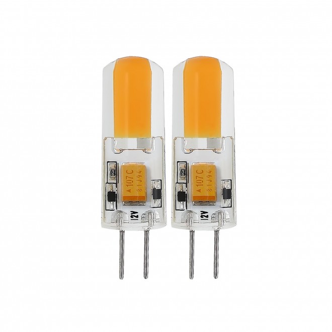 EGLO 110159 | G4 1,8W -> 20W Eglo csepp LED fényforrás SMD DIM 200lm 2700K szabályozható fényerő, 2 darabos szett 300°