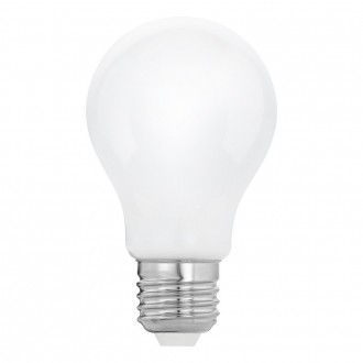 EGLO 110293 | E27 9W -> 75W Eglo normál A60 LED fényforrás filament, milky 1055lm 2700K szabályozható fényerő CRI>90