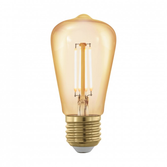 EGLO 11695 | E27 4W -> 30W Eglo Edison ST48 LED fényforrás filament, golden age 320lm 1700K szabályozható fényerő 360° CRI>80