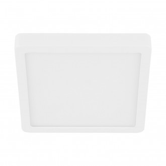 EGLO 30893 | Fueva-5 Eglo fali, mennyezeti LED panel négyzet 1x LED 2200lm 4000K IP44 króm, fehér