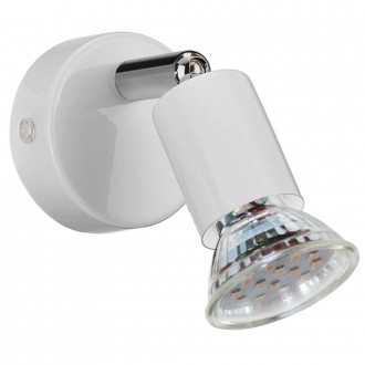 EGLO 31414 | Mini-LED Eglo fali, mennyezeti lámpa elforgatható alkatrészek 1x GU10 240lm 3000K fehér, króm