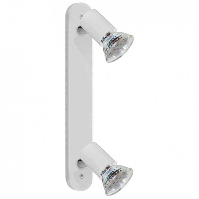 EGLO 31415 | Mini-LED Eglo fali, mennyezeti lámpa elforgatható alkatrészek 2x GU10 480lm 3000K fehér, króm