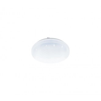 EGLO 33604 | Frania-S Eglo fali, mennyezeti lámpa kerek 1x LED 1350lm 4000K fehér, kristály hatás
