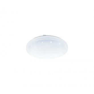 EGLO 33605 | Frania-S Eglo fali, mennyezeti lámpa kerek 1x LED 2000lm 4000K fehér, kristály hatás