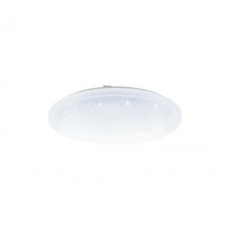 EGLO 33606 | Frania-S Eglo fali, mennyezeti lámpa kerek 1x LED 3900lm 4000K fehér, kristály hatás