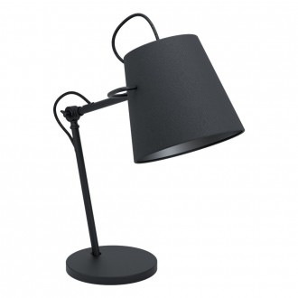 EGLO 39866 | Granadillos Eglo asztali lámpa 64cm vezeték kapcsoló 1x E27 fekete