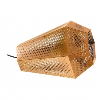 EGLO 43229 | Chiavica Eglo asztali lámpa 20,5cm vezeték kapcsoló 1x E27 sárgaréz