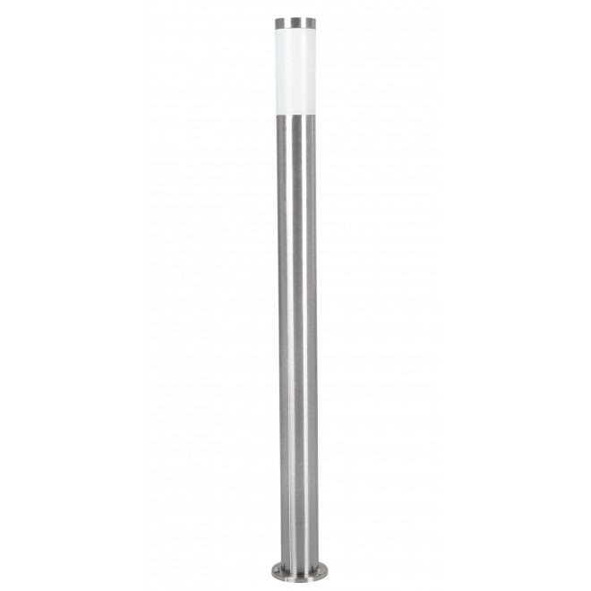 EGLO 81752 | Helsinki Eglo álló lámpa 110cm 1x E27 IP44 nemesacél, rozsdamentes acél, fehér