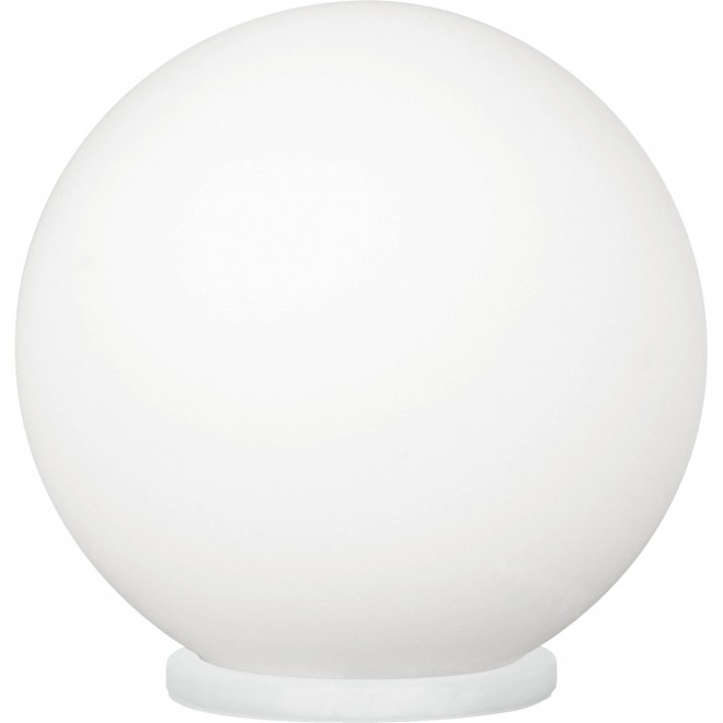 EGLO 85264 | Rondo Eglo asztali lámpa gömb 20cm vezeték kapcsoló 1x E27 fehér, matt opál
