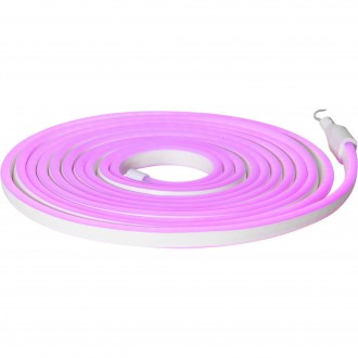 EGLO 900219 | Flatneon-IP Eglo LED szalag lámpa vezetékkel, villásdugóval elátott 480x LED IP44 pink, fehér