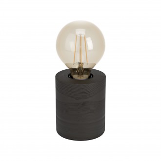 EGLO 900334 | Turialdo-1 Eglo asztali lámpa 10cm vezeték kapcsoló 1x E27 fekete