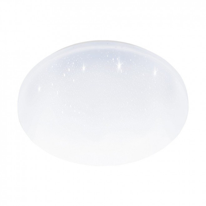 EGLO 900363 | Frania-S Eglo fali, mennyezeti lámpa kerek 1x LED 1850lm 4000K IP44 fehér, opál, kristály hatás