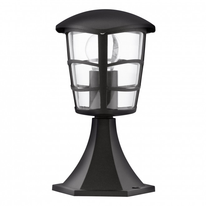 EGLO 93099 | Aloria Eglo álló lámpa 30cm 1x E27 IP44 fekete, áttetsző