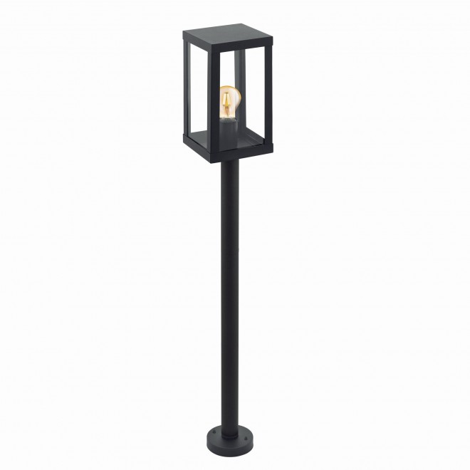 EGLO 94833 | Alamonte Eglo álló lámpa 101,5cm 1x E27 IP44 fekete, áttetsző