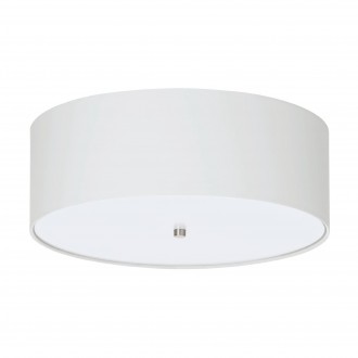 EGLO 94918 | Eglo-Pasteri-W Eglo mennyezeti lámpa kerek 3x E27 matt fehér, matt nikkel