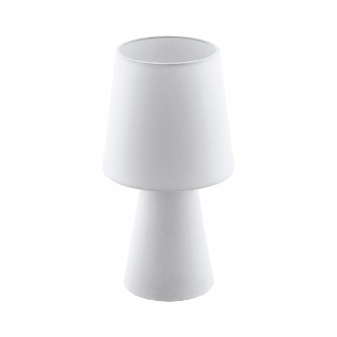 EGLO 97121 | Carpara Eglo asztali lámpa 34cm vezeték kapcsoló 2x E14 fehér