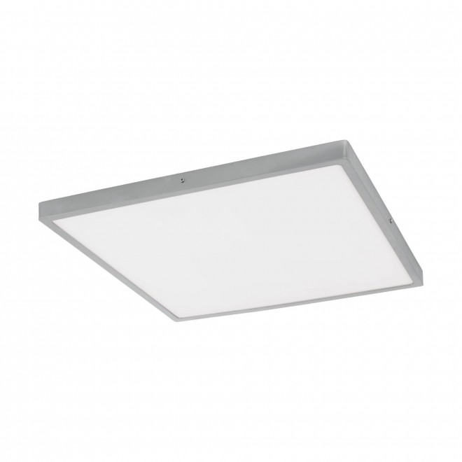 EGLO 97274 | Fueva-1 Eglo fali, mennyezeti LED panel négyzet szabályozható fényerő 1x LED 2700lm 3000K ezüst, fehér
