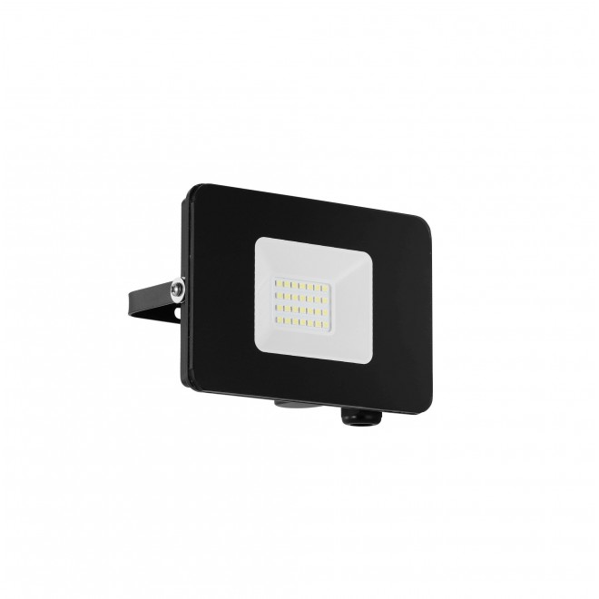 EGLO 97456 | Faedo Eglo fényvető lámpa négyzet elforgatható alkatrészek 1x LED 1800lm 4000K IP65 fekete, áttetsző