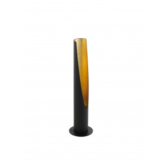 EGLO 97583 | Barbotto Eglo asztali lámpa 39,5cm vezeték kapcsoló 1x GU10 345lm 3000K fekete, arany