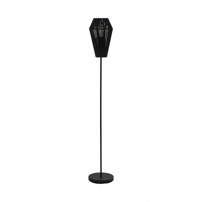 EGLO 97797 | Palmones Eglo álló lámpa 145cm taposókapcsoló 1x E27 fekete