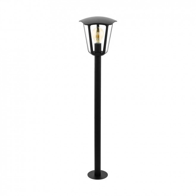 EGLO 98123 | Monreale Eglo álló lámpa 99,5cm 1x E27 IP44 fekete, átlátszó