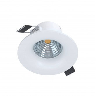 EGLO 98243 | Saliceto Eglo beépíthető lámpa kerek szabályozható fényerő Ø88mm 1x LED 380lm 2700K fehér